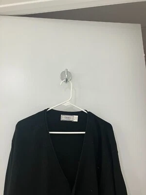 Classics by Palmland black   long sleeve  button down sweater Men's XL    NEW - Image 1 of 3