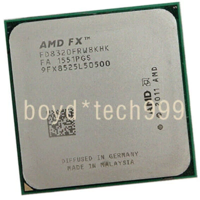 AMD FX-8320 FD8320FRW8KHK CPU 8 Core 3.50GHz Socket AM3+ 8 MB Processor - Image 1 of 4