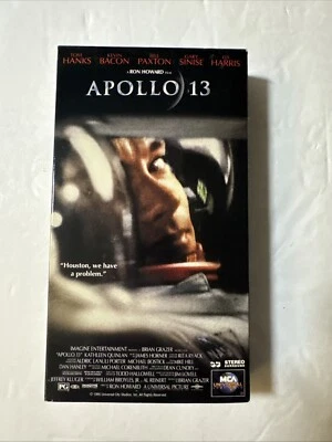 Apollo 13 (VHS, 1995) Tom Hanks, Kevin Bacon, Gary Sinise, Ed Harris  - Image 1 of 3