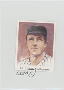 1990 The Official Hall of Fame Sticker Book Records Stickers Christy Mathewson