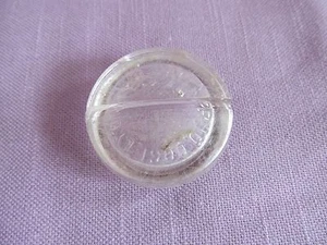 Vintage Clear Glass Lyon Jar Pat. Lid APR. 10 1900  - Picture 1 of 3