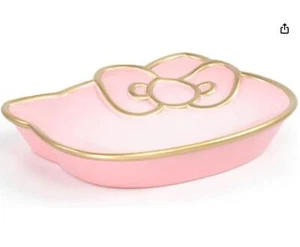 Pink Hello Kitty Soap Dish with Gold Trim - Picture 1 of 6