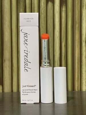 Jane Iredale Just Kissed Lip and Cheek Stain Forever Red .1oz - Image 1 of 3