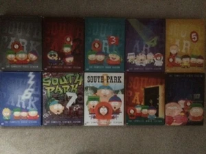South Park Complete series 1-10 set seasons 1 2 3 4 5 6 7 8 9 10 lot Region 1 - Picture 1 of 2