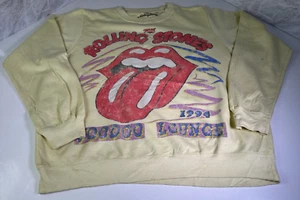 Rolling Stones Voodoo Lounge Sweatshirt 1994 Size L Logo Jumper Rock Band - Picture 1 of 6