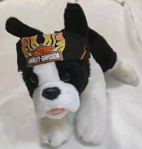 Harley Davidson French Bulldog w/ HD bandana 16" Plush Puppy Dog 2004 - Picture 1 of 16