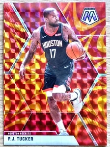 2019-20 Panini Mosaic Reactive Red #124 PJ Tucker - Rockets - Picture 1 of 2