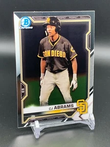 2021 Bowman Chrome Prospect #BCP227 CJ ABRAMS San Diego Padres - Picture 1 of 1