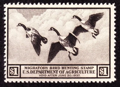 US RW3 $1 Duck Hunting Mint VF appr OG NH SCV $325 - Image 1 of 2