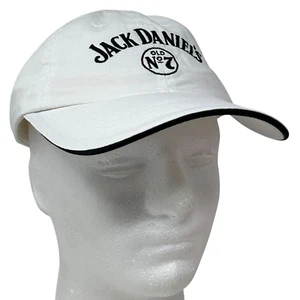 Jack Daniels Old No 7 Dad Hat Baseball Cap Tennessee Whiskey Strapback White - Picture 1 of 10