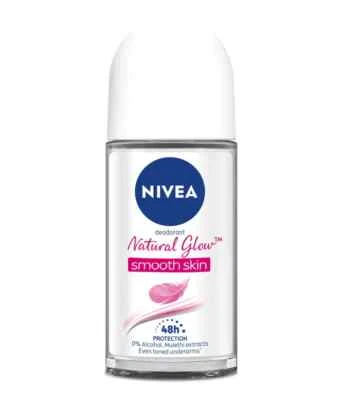 NIVEA Natural Glow Smooth Skin Deodorant Roll On for Women - 50ml - image 1 of 2