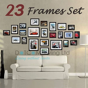 23 Stück Multi-Bild Collage Bilderrahmen Rahmen Blende Art Deco Wandset - Bild 1 von 10