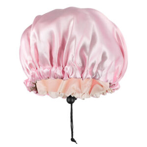 Double Layered Satin Night Hats for Teens - Kids' Hair Protection Bonnets