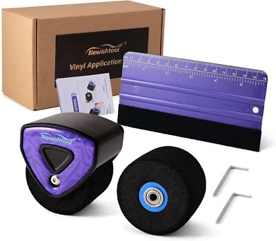 Vinyl Wrap Sponge Roller Felt Squeegee Vinyl Application Tool Window Tint Tools - Image 1 of 4