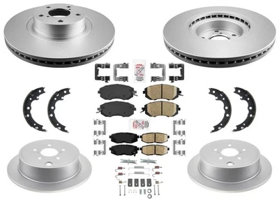 Pastilhas de freio rotores de freio a disco revestidas GEO para Scion FR-S 2013 2014 2015 2016 2,0L - Imagem 1 de 4