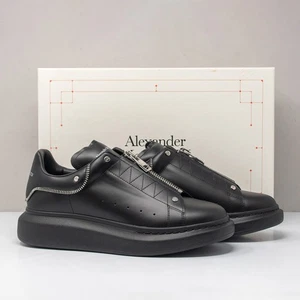 Zapatillas Alexander Mcqueen De Gran Tamaño Cremallera Diente Negras con Cremallera, Talla 41 E (8 EE. UU.) - Imagen 1 de 11