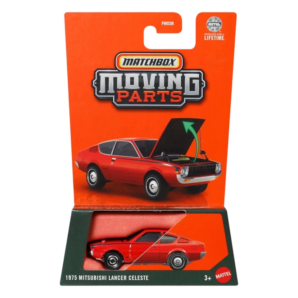 Matchbox 2025 - Moving Parts - 1975 Mitsubishi Lancer Celeste - JBX01 - Bild 1 von 1