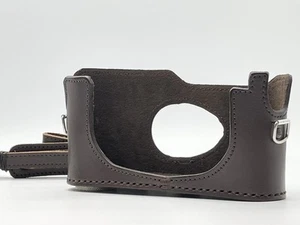 [MINT] Hirano Genuine Leather Camera Case Holder For Leica M6 M7 From JAPAN - Picture 1 of 14