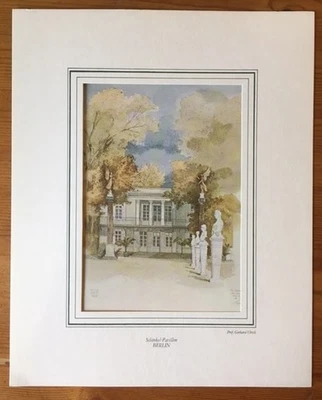 Gerhard Ulrich-Zeichnungen: Romantisches Berlin Drucke: Charlottenburger Schloß - Bild 1 von 4