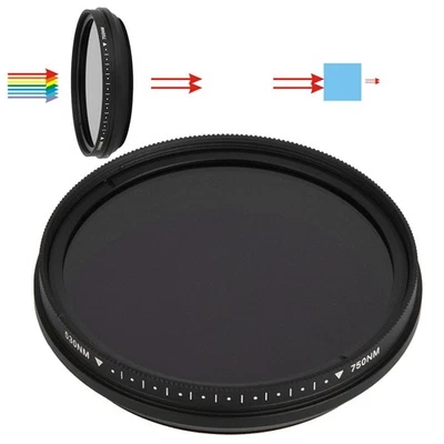 FOTGA 58mm Optical Infrared Lens Filter 530-750nm For DSLR Camera IR Photography - Image 1 of 4