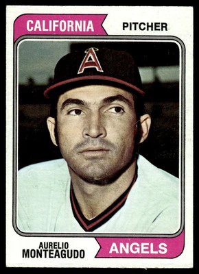 1974 Topps Aurelio Monteagudo California Angels #139 - Image 1 of 2