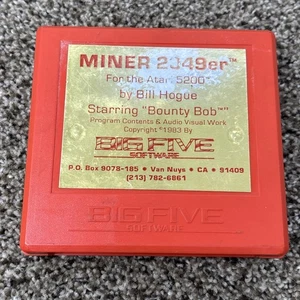 Miner 2049er Atari 5200  CARTRIDGE ONLY Red Cart | Tested - Picture 1 of 2