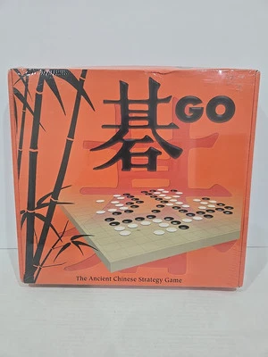 GO BOARD GAME  "THE ANCIENT CHINESE STRATEGY GAME" NEW SEALED  Wood Board - Image 1 of 2