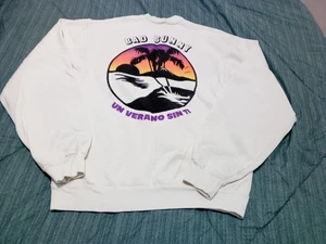 Bad Bunny Un Verano Sin Ti White Sweatshirt Herren Small World’s Hottest Tour 2022 - Bild 1 von 7