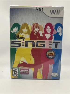 Wii Disney/Nintendo Sing-it Camp Rock w/microphone Game 🌟 BRAND NEW & SEALED!! - Image 1 of 4