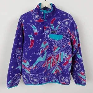 Patagonia Synchilla Snap-T Fleece Pullover Owl Harvest Moon Blue Size Medium - Picture 1 of 21