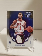 2015-16 Totally Certified Materials Blu Patch 50/99 Derrick Rose TCM-DR  KNICKS 