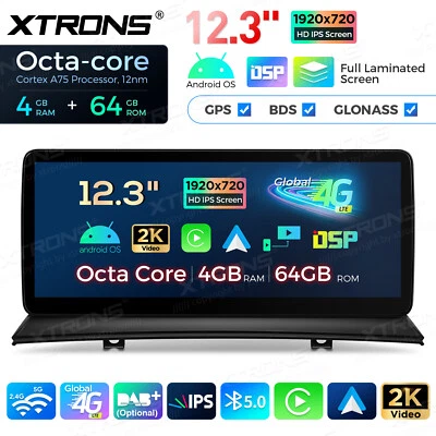12,3" Android Autoradio für BMW X3 E83 4G+64G 8-Kern GPS Navi HD IPS 1920*720 - Bild 1 von 4