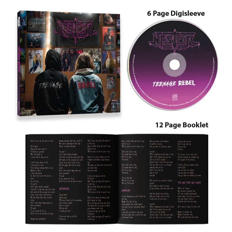 NESTOR – Teenage Rebel (NEW*LIM.DIGIPAK*2nd ALBUM*AOR*HARD ROCK GEM) - Bild 1 von 1