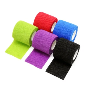 5 piezas cinta elástica autoadhesiva vendaje para tatuaje de grado médico para agarre 5 cm * 4,5 m - Imagen 1 de 4
