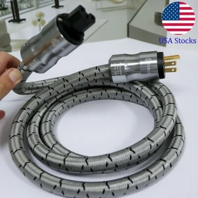 1M Krell HiFi Audio Power Cable Audiophile OFC US Amplifier Power Cable Cord
