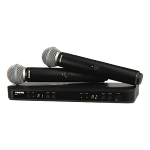 Shure BLX288/Beta58 Wireless Handheld Microphones - Picture 1 of 1