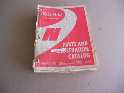 Catálogo de piezas e ilustraciones originales GM 1985-1987 Oldsmobile Calais Foto 1 de 4