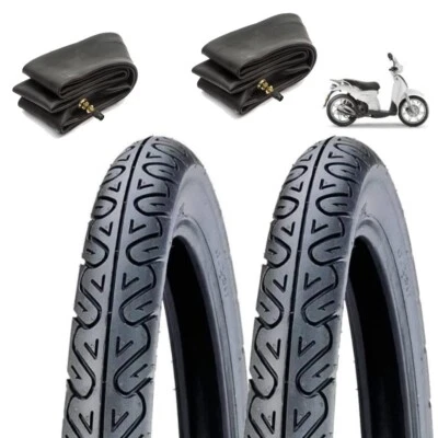UNION 2 PNEUMATICI 2 3/4-16 + CAMERE COPERTONI X APRILIA SCARABEO 50 2T DAL 93
