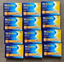 12 Niquitin Step 2 14mg 24 Hour Clear Patches 7 Days Brand New £5 A Pack