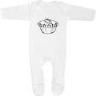 'Mince Pie' Baby Romper Jumpsuits / Sleep suits (SS018998)