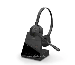 JABRA Engage 65 Stereo Headset Schwarz mit Station - Photo 1/1