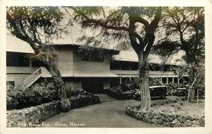 Postal RPPC Hawaii Kona Inn S 559 1939 ocupación 23-6121 - Imagen 1 de 2
