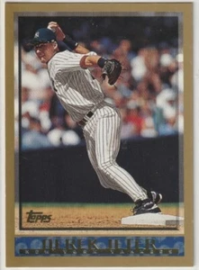 Derek Jeter 1997 Topps Gold Foil #160 New York Yankees Hall of Fame HOF - Picture 1 of 2