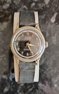 1940'S Vintage Military style Union Soleure Watch 17 Jewels Incabloc - Working  - Picture 1 of 9