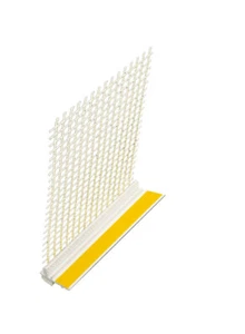 Anputzleiste mit Lippe / Schutzlippe und Gewebe 9mm 78m Schutzprofil 30 Stab - Bild 1 von 1
