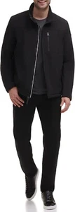 Calvin Klein Men’s Sherpa Lined Soft Shell Jacket , Black, Size: L - Picture 1 of 6