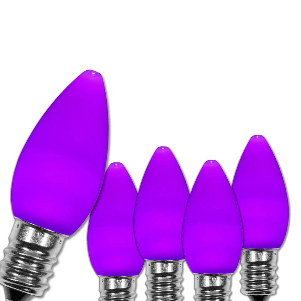 OptiCore C7 Bombillas de Repuesto de Luz de Navidad Irrompibles, Vintage Suave 25 ct. Foto 1 de 2