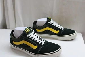 Size 8.5 - VANS Knu-Skool Green Yellow Comfort Foam Suede - Picture 1 of 9