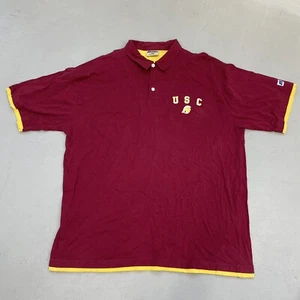 Russell Athletics 3XT USC Trojans Embroidered Tommy Trojan Men's Polo Shirt VTG - Picture 1 of 6