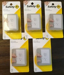 Nuevo Safety 1st - Protector de enchufe de salida de plástico ultra transparente - 60 unidades - Imagen 1 de 3
